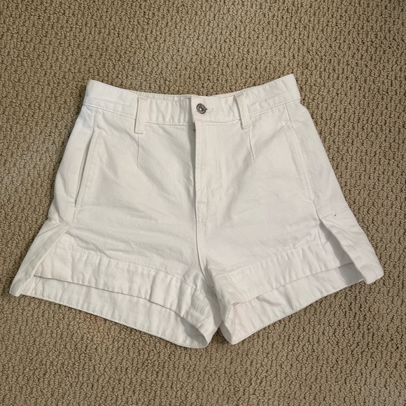 7 for all mankind white denim shorts! - Picture 4 of 5